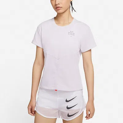 Nike (wmns)  As W Nk Df Run Dvn Top Ss Rchd Venice In White