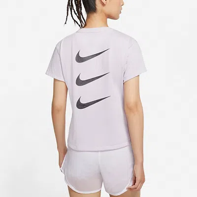 Nike (wmns)  As W Nk Df Run Dvn Top Ss Rchd Venice In White