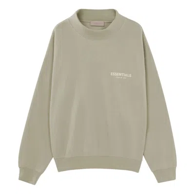 Essentials Fear Of God  Ss22 Long Sleeve Tee 'seafoam' In Gray
