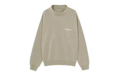 Essentials Fear Of God  Ss22 Long Sleeve Tee 'seafoam' In Gray