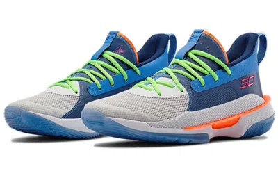 Under Armour Curry 7 'super Soaker' In Blue