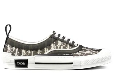 Dior B23 Low Black Oblique Canvas In Multi