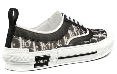 Dior B23 Low Black Oblique Canvas In Multi