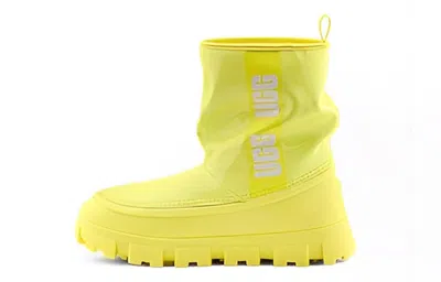 Ugg (gs)  Classic Brellah Mini Boot 'pearfect' In Yellow