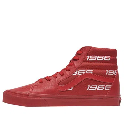 Vans Sk8-hi Cordura '1966' In Red