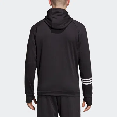 Adidas Originals Adidas Sports Training Knit Hooded Jacket Black