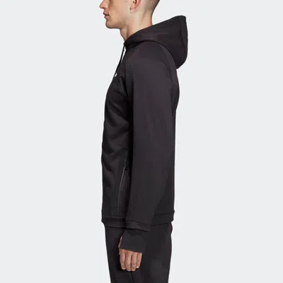 Adidas Originals Adidas Sports Training Knit Hooded Jacket Black