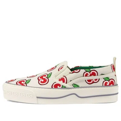 Gucci (wmns)  Tennis 1977 Series Printing Low 'white' In Multi