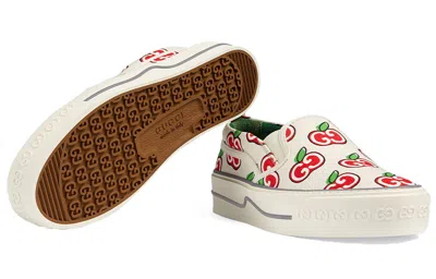 Gucci (wmns)  Tennis 1977 Series Printing Low 'white' In Multi
