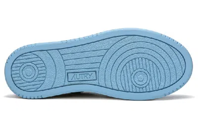 Autry Bicolor Medalist Leather Low Sneakers In Blue