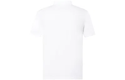 Nike Dri-fit Victory Logo Quick Dry Breathable Sports Short Sleeve Polo Shirt White In White