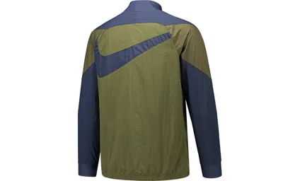 Nike Fc Jacket 'navy Green'