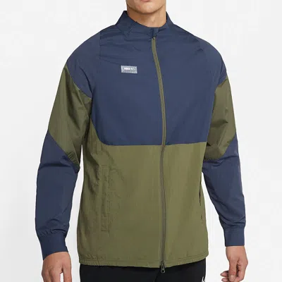 Nike Fc Jacket 'navy Green'