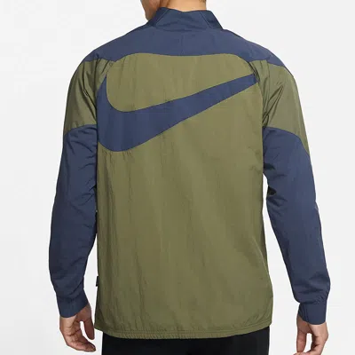 Nike Fc Jacket 'navy Green'