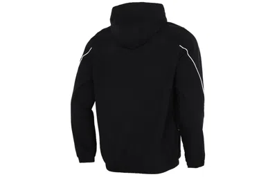 Adidas Originals Adidas M Favs Q1 Wb Large Logo Printing Sports Hooded Jacket Black