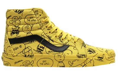 Vans Peanuts X Sk8-hi 'charlie Brown Maize' In Yellow