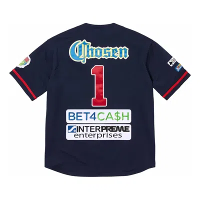 Supreme Chosen One Baseball Jersey In Blue