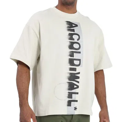 A-cold-wall* A Cold Wall Bone Large Logo Cotton T-shirt In Gray
