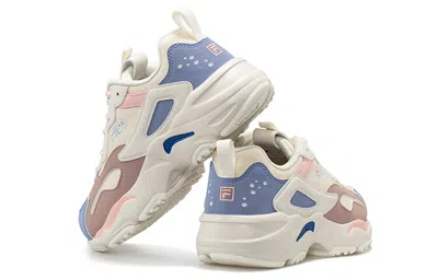 Fila Fusion (wmns) Fila Tracer Vntg Running Shoes Gs White/blue/pink