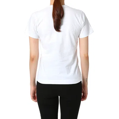 Comme Des Garçons Play T.shirt In White