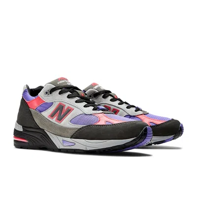 New Balance 991 Made In Uk 'palace Purple' In Animal Print