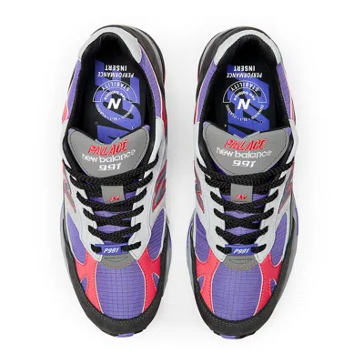 New Balance 991 Made In Uk 'palace Purple' In Animal Print