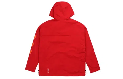 Adidas Originals Adidas Cny Jkt New Year's Edition Casual Sports Hooded Jacket Red