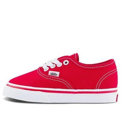 Vans (td)  Toddler Authentic 'red White' In Multi