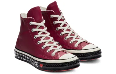 Converse (wmns)  Chuck 70 Hi 'love Graphic' In Burgundy