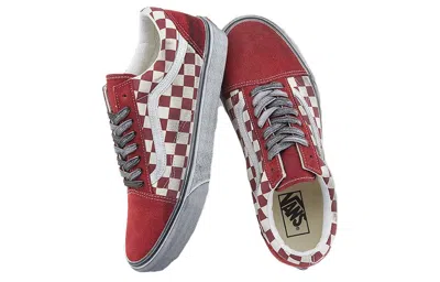 Vans Old Skool Stressed Checkboard Sneakers In Multi