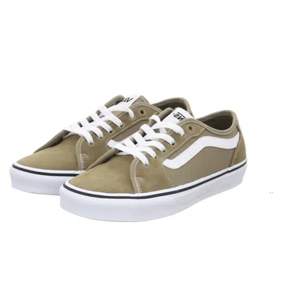 Vans Beige Polyester Sneaker In Green