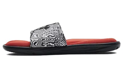 Under Armour Ignite 6 Graphic Strap Slide 'psychedelic Stripe' In Multi