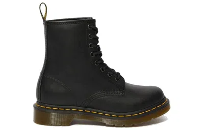 Dr. Martens 1460 Women's Smooth Leather Lace Up Boots In Black