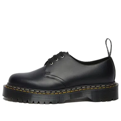 Dr. Martens Black Leather Oxfords And Derbies In Black