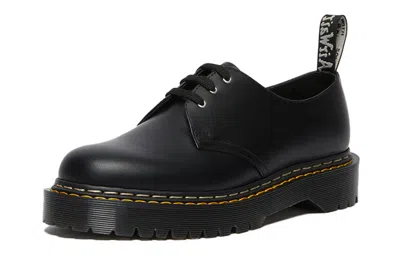 Dr. Martens Black Leather Oxfords And Derbies In Black