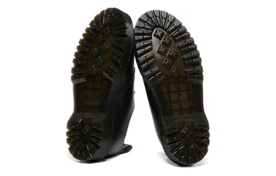 Dr. Martens Black Leather Oxfords And Derbies In Black