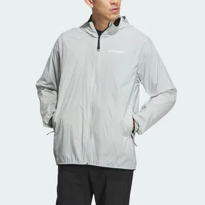 Adidas Originals Adidas Terrex Wind.rdy Jacket 'grey' In Gray