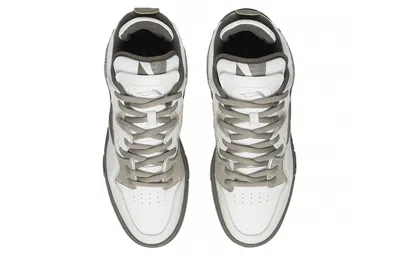 Li-ning Wave Pro 'white Olive Green' In Gray