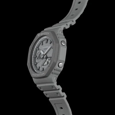 Casio G-shock Analog-digital 'grey' In Gray