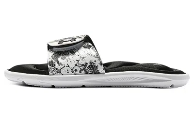 Under Armour (wmns)  Ignite 6 Graphic Strap Slide 'black White'