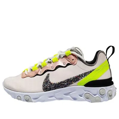 Nike (wmns)  React Element 55 Premium 'light Soft Pink Volt' In Neutral