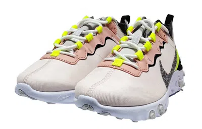 Nike (wmns)  React Element 55 Premium 'light Soft Pink Volt' In Neutral