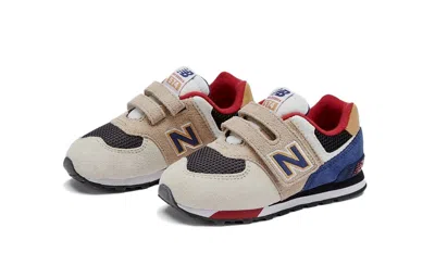 New Balance 574 'light Cream Dark Blue' In Neutral