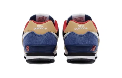 New Balance 574 'light Cream Dark Blue' In Neutral