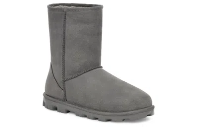 Ugg Grey Suede Ankle Boots In Gray