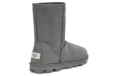 Ugg Grey Suede Ankle Boots In Gray