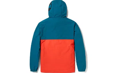 Timberland Pullover Windbreaker Jacket 'blue Orange'