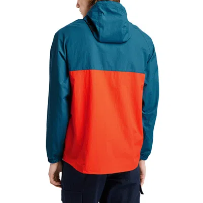 Timberland Pullover Windbreaker Jacket 'blue Orange'