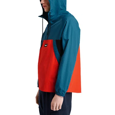 Timberland Pullover Windbreaker Jacket 'blue Orange'