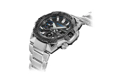 Casio G-shock Analog-digital 'black Silver' In Metallic